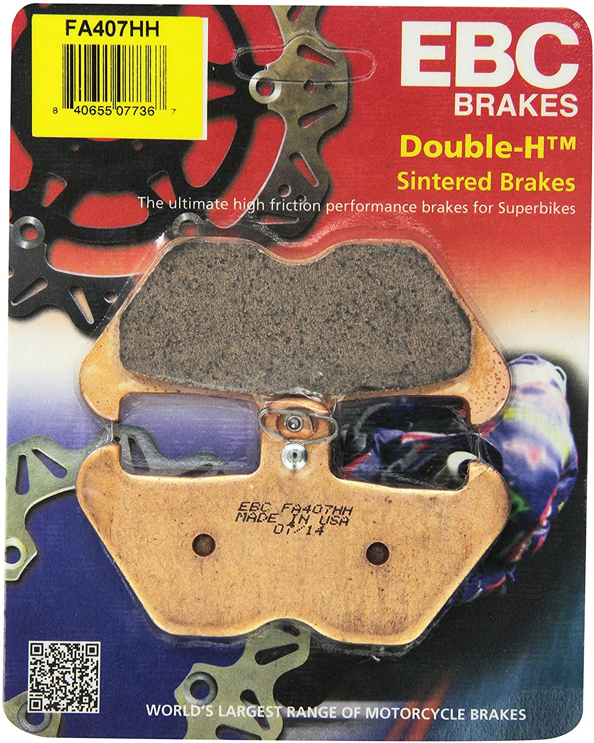 EBC Brakes FA407HH Disc Brake Pad Set