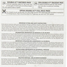 EBC Brakes FA209/2HH Disc Brake Pad Set