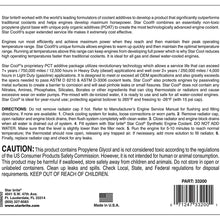 Star brite 33264 Cool-Hi-Perf Extended Life PG Coolant, 64 oz