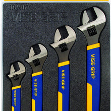 IRWIN VISE-GRIP Adjustable Wrench Set, SAE/MM, 4-Piece (2078706)