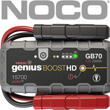 NOCO Boost HD GB70 2000 Amp 12V UltraSafe Lithium Jump Starter for up to 8L Gasoline Engines and 6L Diesel Engines