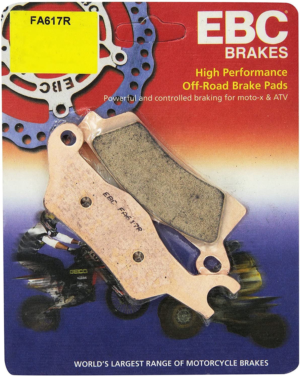 EBC Brakes FA617R R Series Sintered Disc Brake Pad