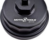 Motivx Tools Oil Filter Wrench for Toyota, Lexus, and Scion 2.0 To 5.7 Liter Engines with 64mm Cartridge Style Oil Filter System - Perfect for Camry, RAV4, Tacoma, Highlander, Sienna, Tundra, and More