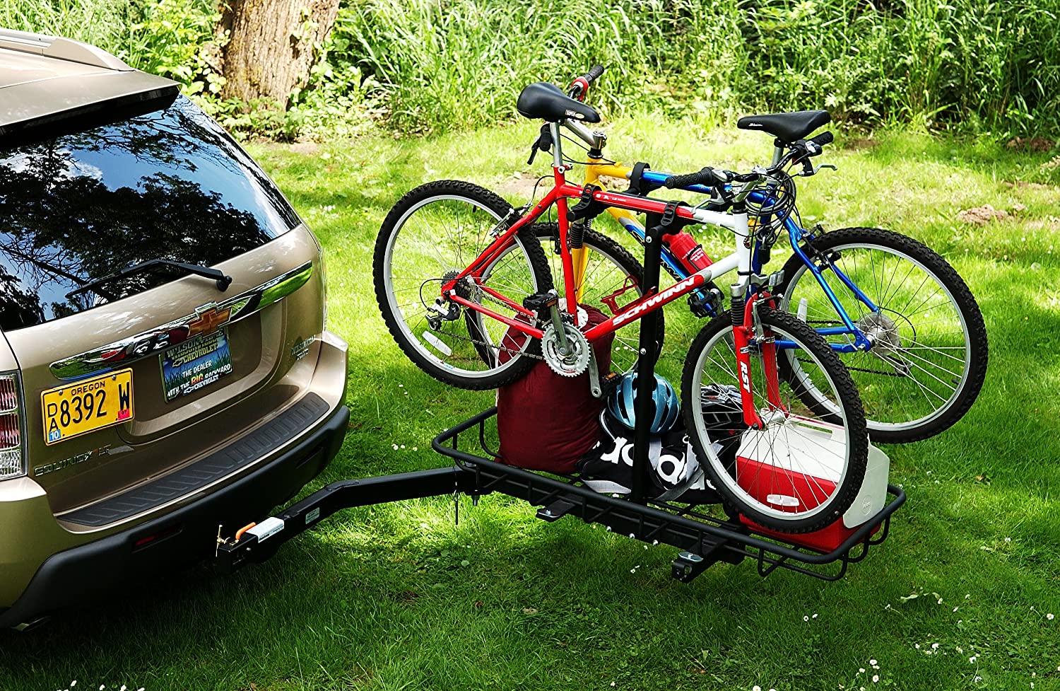 Stowaway Hitch Bike Rack + Cargo Rack with SwingAway Frame | Fits 1.25