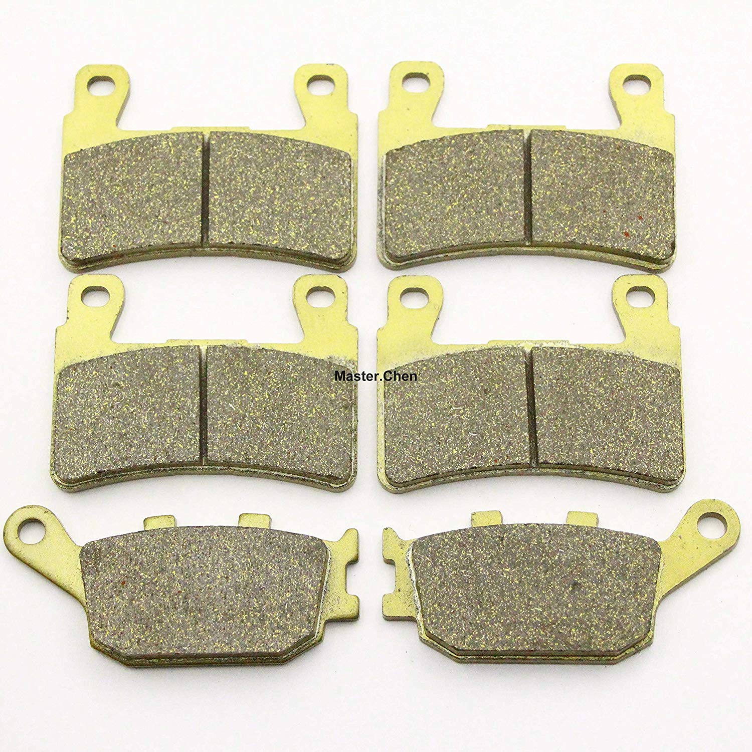 Master Chen Front Rear Brake Pads Brakes for Honda CBR 600 CBR600 F4i RR Sport 2001-2006 MC0077-002
