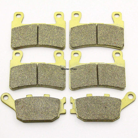 Master Chen Front Rear Brake Pads Brakes for Honda CBR 600 CBR600 F4i RR Sport 2001-2006 MC0077-002