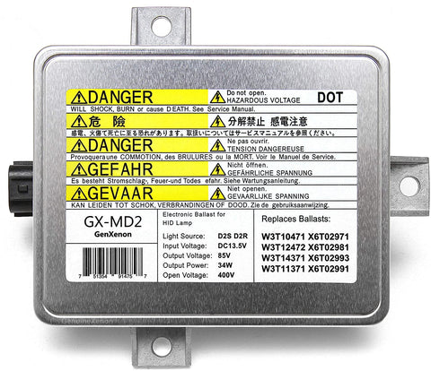 Replacement for Acura Honda Mazda Xenon HID Ballast Headlight Control Unit Assembly Module - Warranty