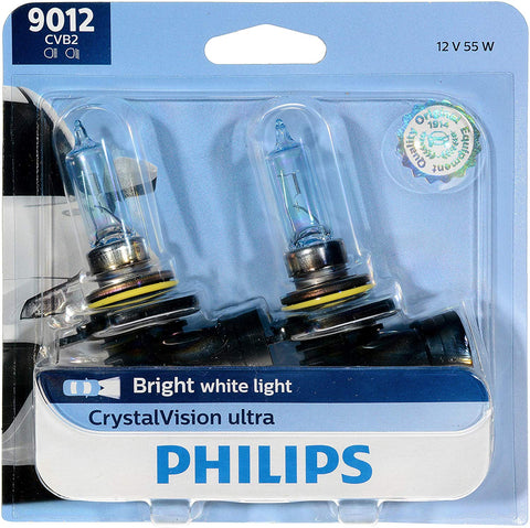 Philips 9012CVB2 CrystalVision ultra Upgrade Headlight Bulb (9012 HIR2)