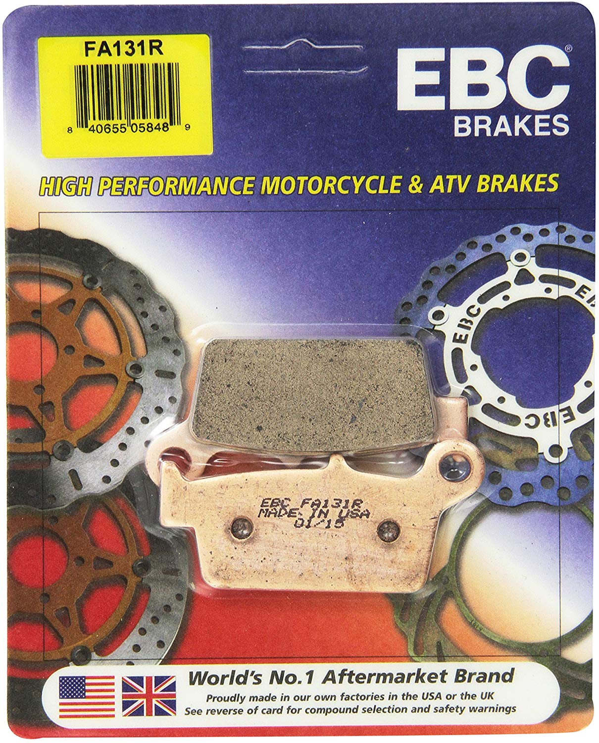 EBC Brakes FA131R Disc Brake Pad Set