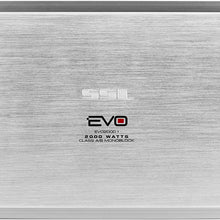 Sound Storm EVO2000.1 EVO 2000 Watt, 2 Ohm Stable Class A/B, Monoblock, MOSFET Car Amplifier with Remote Subwoofer Control