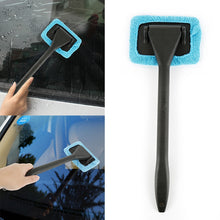 1pc Microfiber Auto Window Cleaner Long Handle Car Washable Car Brush Window Windshield Wiper Cleaner Car Cleaning Tool Dropship