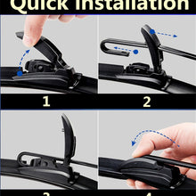 Black Universal U-Shaped Soft Frameless Rubber Wiper Blade Car Windshield Wiper Blade16 "17" 18 "19" 20 "21" 22 "24" 26 " 1pcs
