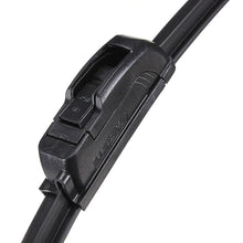 Black Universal U-type Soft Frameless Rubber Window Windshield Windscreen Wiper Blade 16" 17" 18" 19" 20" 21" 22" 24" 26"