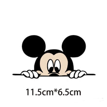 2 x Newest Mickey and Minnie Creative Auto Decal Cartoon Car Sticker Car Rear View Mirror Car Bumper Body Creative Pattern Vinyl