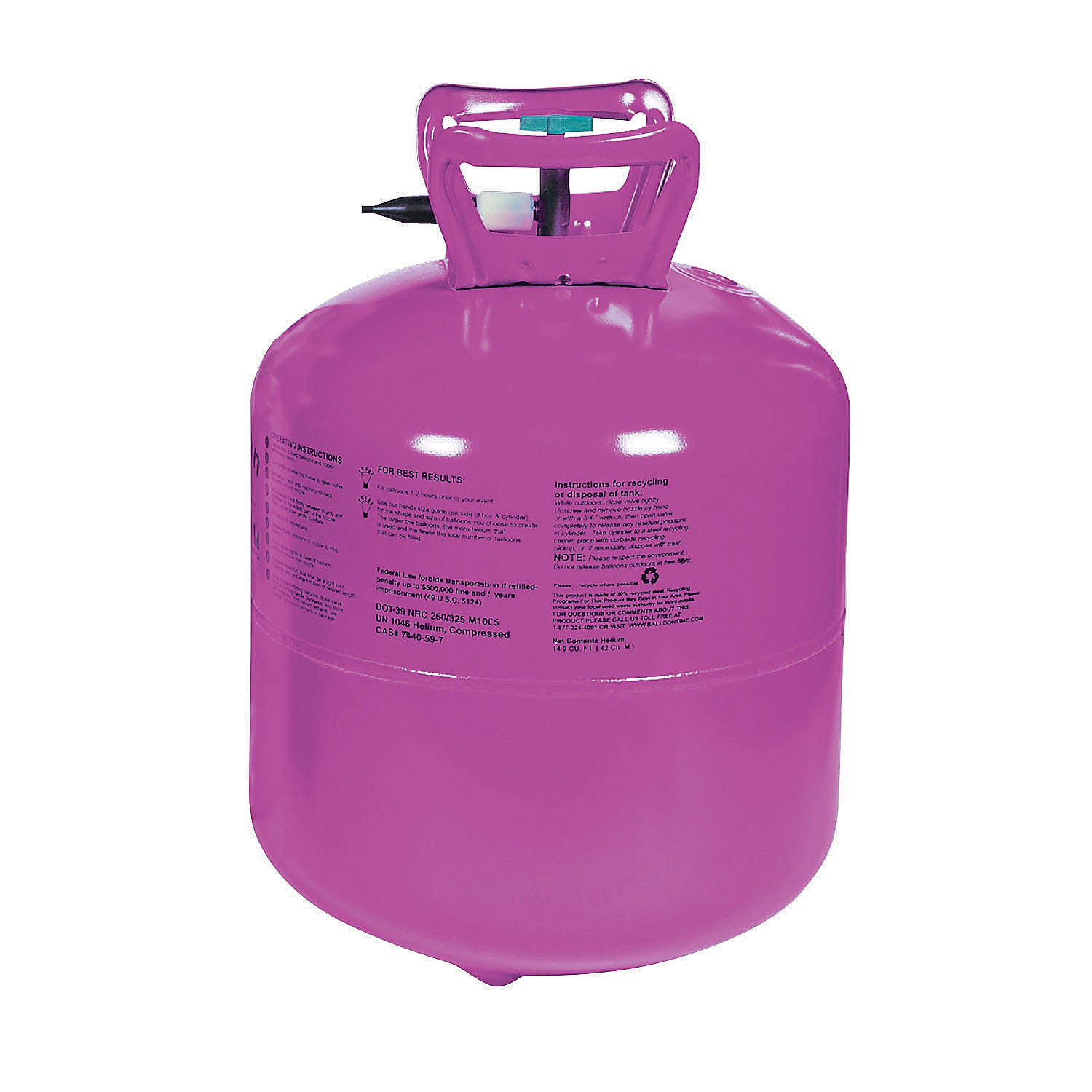 Large Helium Tank (14.9Cuft) - Party Decor - 1 Piece