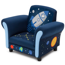 Delta Children Space Adventures Blue, Upholstered Sculpted Chair