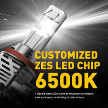 H11/H8 120W LED Headlight Kit Low Beam Bulb Super Bright 6500K 24000LM AUXITO