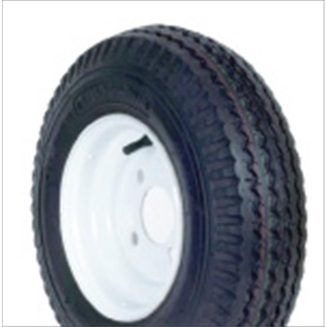 AMERICANA 30000 280 x 8-B Tire & Wheel 4 Lugs, White