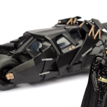 DC Comics Jada Toys, '08 The Dark Knight Batmobile, 1:24 Scale Hollywood Rides Diecast Car Play Vehicle