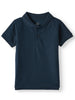 Wonder Nation Toddler Boys School Uniform Short Sleeve Pique Polo Shirt, 2-Pack Value Bundle
