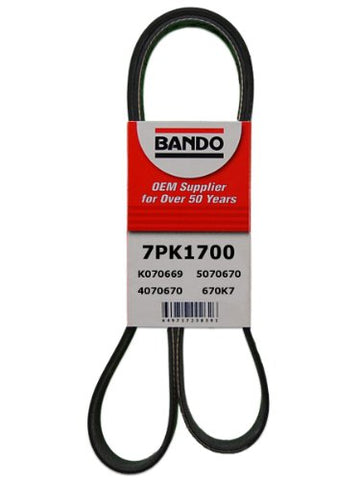 Bando 7PK1700 OEM Quality Serpentine Belt