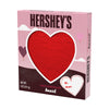 HERSHEY'S, Solid Milk Chocolate Valentine's Day Heart Candy, 5 ounce Gift Box