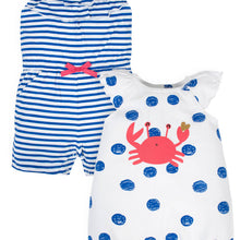 Gerber Baby Girls Rompers, 2-Pack