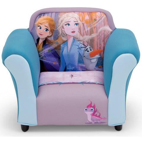 Disney Frozen II Upholstered Chair with Sculpted Plastic Frame by Delta Children