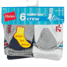 Hanes Baby and Toddler Boys Crew Socks, 12-Pack