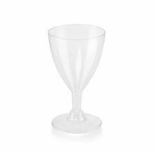 BalsaCircle Clear 12 pcs 6 oz Disposable Plastic Wine Glasses - Wedding Reception Party Buffet Catering Tableware