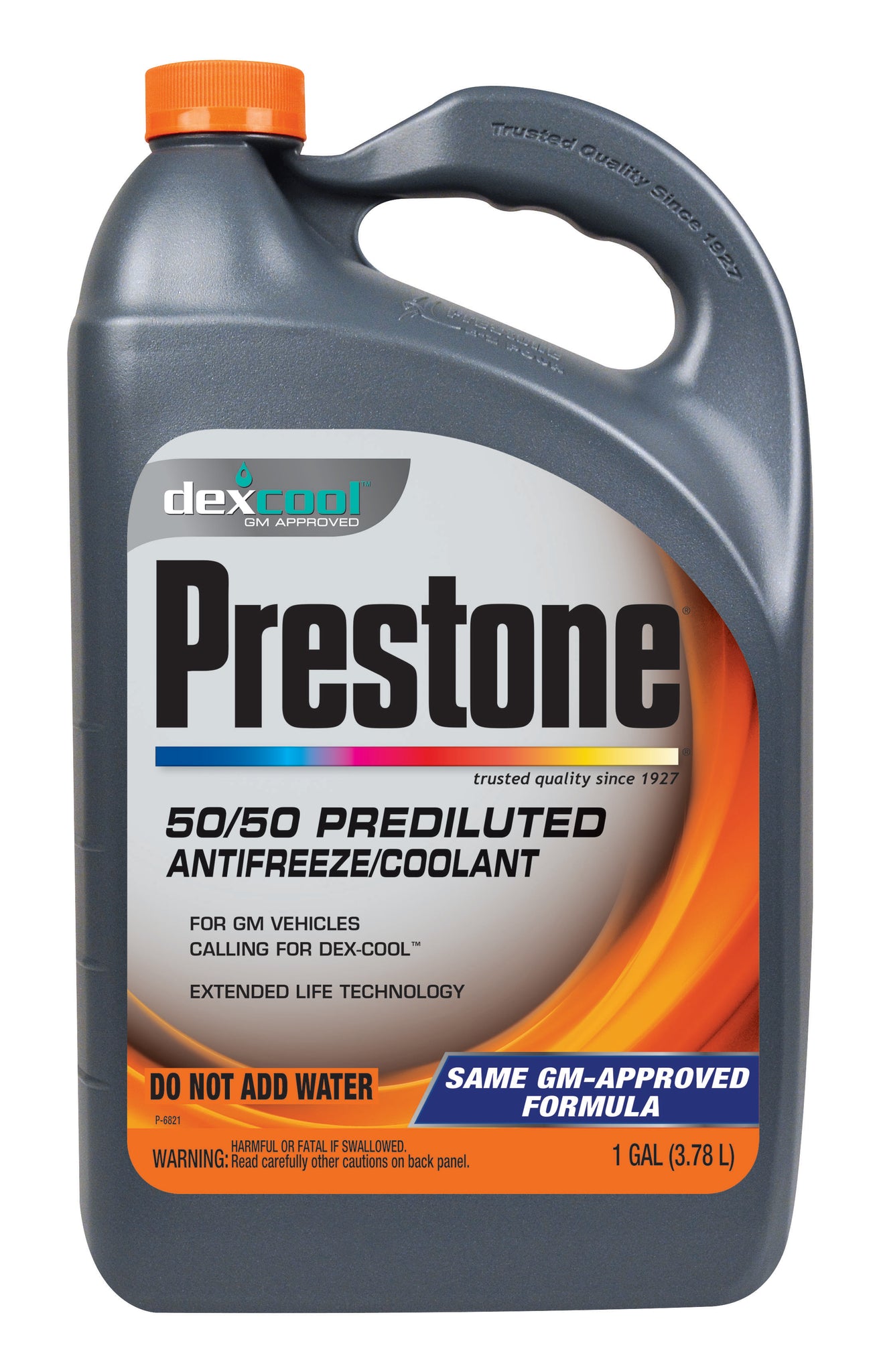 Prestone Dex-Cool Extended Life Antifreeze/Coolant Quickfill, 1-Gallon