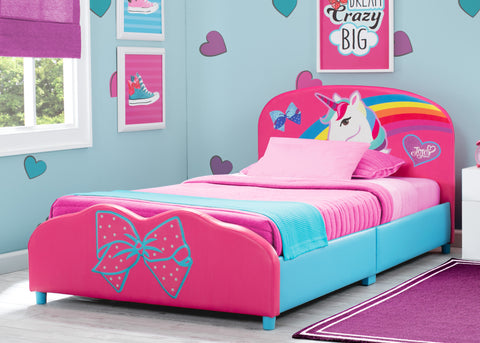 JoJo Siwa Upholstered Twin Bed by Delta Children