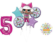 LOL Party Supplies 5th Birthday Balloon Bouquet Decorations