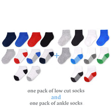 Fruit of the Loom Baby and Toddler Boys Low Cut and Ankle Socks Assortment, 20-Pack