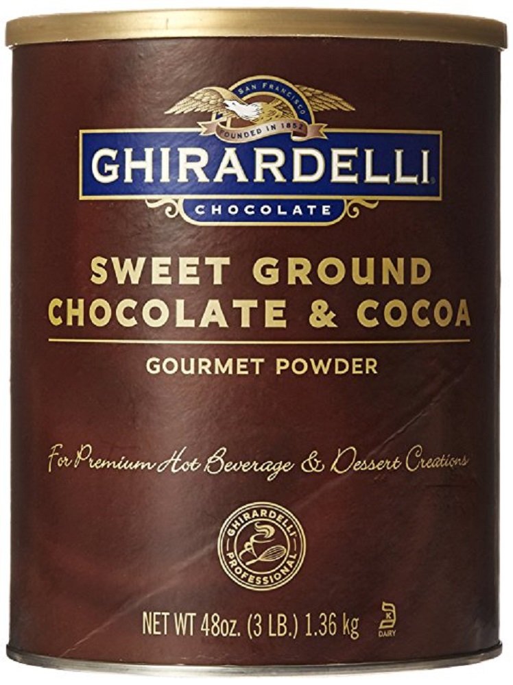 Ghirardelli Chocolate Sweet Ground Chocolate & Cocoa Beverage Mix, 48 oz Canister