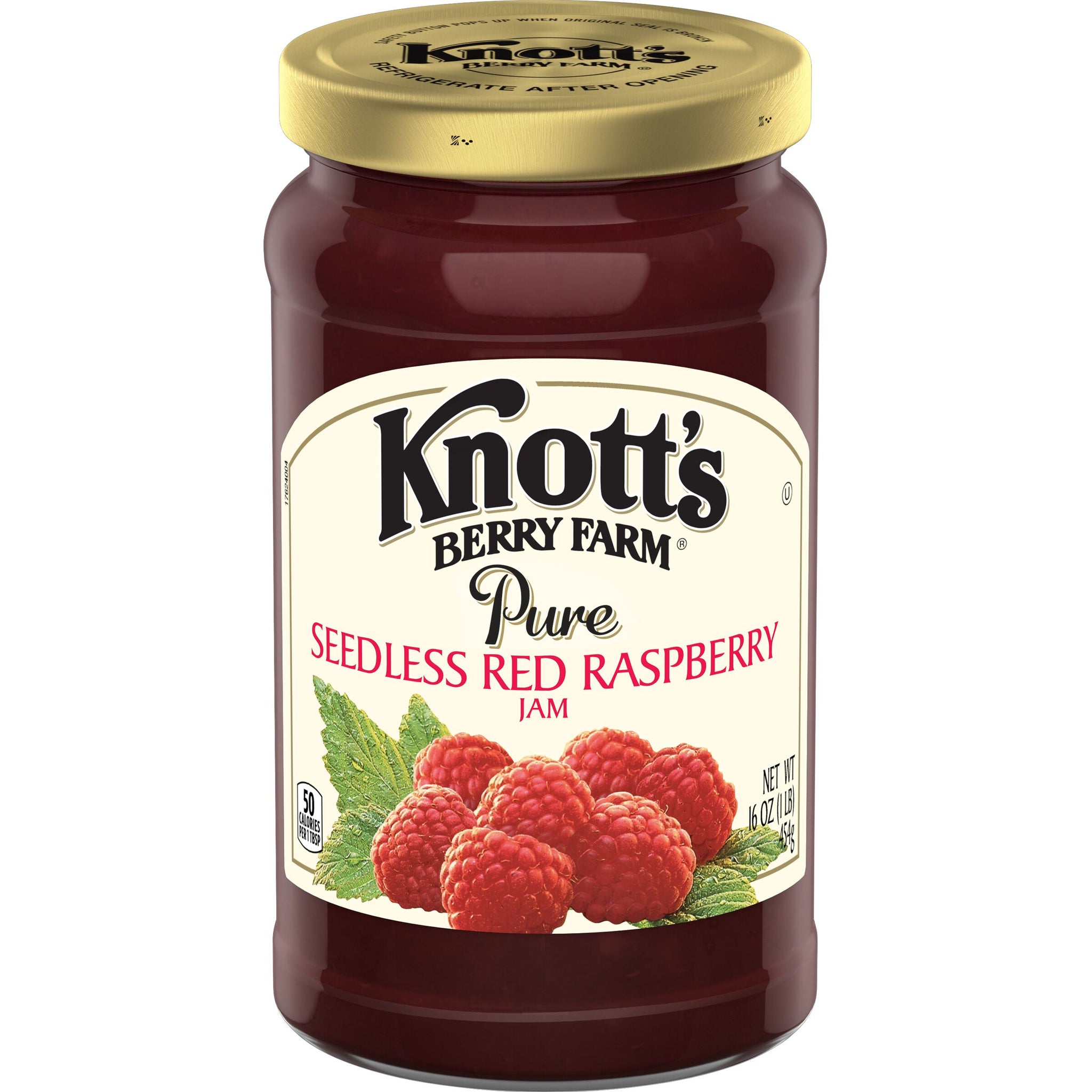 Knott's Berry Farm Seedless Raspberry Jam, 16-Ounce