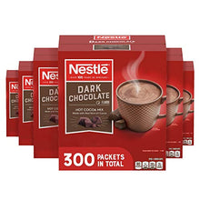 Nestle Hot Chocolate Packets, Dark Chocolate Flavor Hot Cocoa Mix, Made with Real Cocoa, 0.71 oz Sachets, Bulk Pack (300 Count)