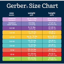 Gerber Baby Girl Zip Front Sleep N Play Pajamas, 2-Pack