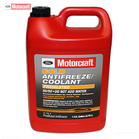 Motorcraft Gold 50/50 Prediluted Antifreeze / Coolant, 1 Gallon