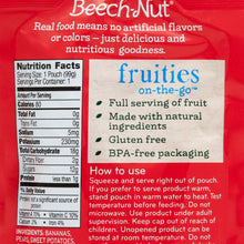 (12 Pack) Beech-Nut Fruities Stage 2, Banana Pear & Sweet Potato Baby Food, 3.5 oz Pouch
