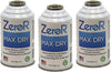 ZeroR® MAX Dry R134a_ & R12_ AC Drying Agent for Rust Prevention & Corrosion use in 4oz cans (Made in USA) - 3 Cans