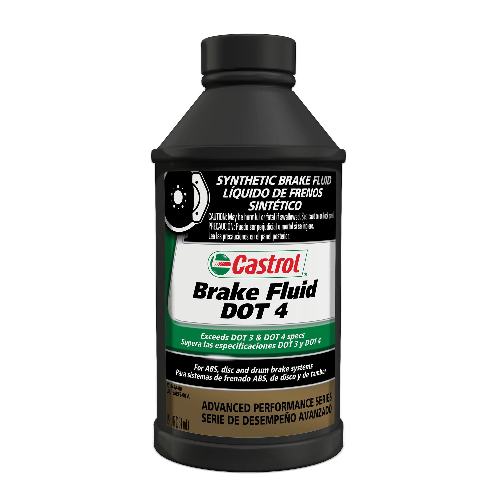 Castrol Brake Fluid DOT 4, 12 OZ