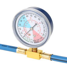 AC R134A Car Auto Air Conditioning Refrigerant Recharge Measuring Hose Gauge Kit 1/2" ACME Thread