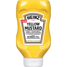 (3 Pack) Heinz Yellow Mustard, 20 oz Bottle