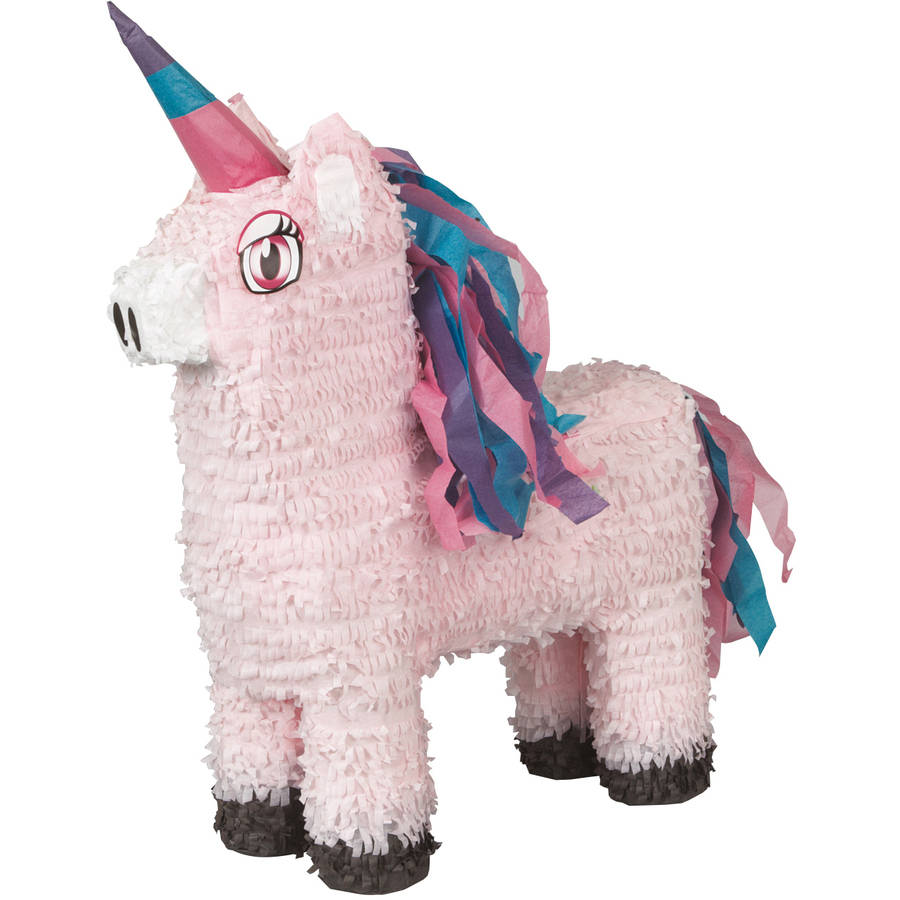 Unicorn Pinata, Pink, 13.5in x 22in