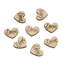 200 Pack Unfinished Wood Cutouts 0.6"x0.5"x0.08" Love Heart Confetti Wood Craft Natural Rustic Laser Cut Out Wood Pieces for Crafts Wedding Decor Valentine's Day Anniversaries Birthday
