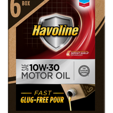 Havoline SMART CHANGE® Motor Oil 10W-30, 6qt