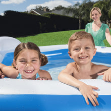 H2OGO! Family Fun Inflatable Kiddie Pool, 7' x 6'9" x 27"