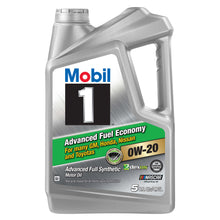Mobil 1 Advanced Fuel Economy Full Synthetic Motor Oil 0W-20, 5-qt.