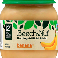 (10 Pack) Beech-Nut Stage 2, Banana Baby Food, 4 oz Jar